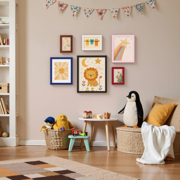 Vittanly Picture Frames Made of Solid Wood and Shatterproof Plexiglass, Wooden Photo Frame for Wall Mounting or Tabletop Display