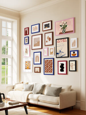 Vittanly Picture Frames Made of Solid Wood and Shatterproof Plexiglass, Wooden Photo Frame for Wall Mounting or Tabletop Display