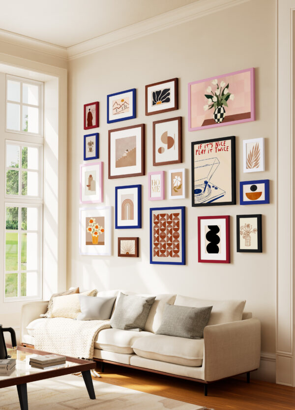 Vittanly Picture Frames Made of Solid Wood and Shatterproof Plexiglass, Wooden Photo Frame for Wall Mounting or Tabletop Display