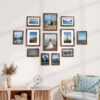 Vittanly 12 Pack Picture Frames Collage Wall Decor for Mounting or Tabletop Display, Multi Sizes Including 8x10, 5x7, 4x6