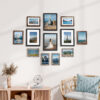 Vittanly 12 Pack Picture Frames Collage Wall Decor for Mounting or Tabletop Display, Multi Sizes Including 8x10, 5x7, 4x6