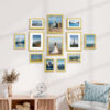 Vittanly 12 Pack Picture Frames Collage Wall Decor for Mounting or Tabletop Display, Multi Sizes Including 8x10, 5x7, 4x6