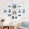 Vittanly 12 Pack Picture Frames Collage Wall Decor for Mounting or Tabletop Display, Multi Sizes Including 8x10, 5x7, 4x6