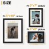 Vittanly 12 Pack Picture Frames Collage Wall Decor for Mounting or Tabletop Display, Multi Sizes Including 8x10, 5x7, 4x6