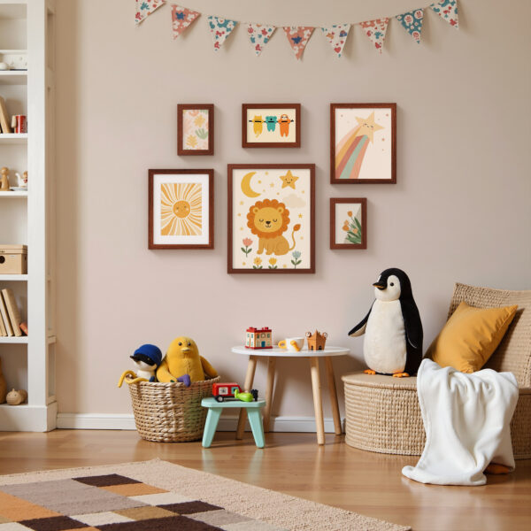 Vittanly Picture Frames Made of Solid Wood and Shatterproof Plexiglass, Wooden Photo Frame for Wall Mounting or Tabletop Display