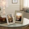 Vittanly Picture Frame Set of 4, Vintage Photo Frame for Wall or Tabletop, Rustic Farmhouse Home Decor