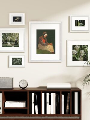 Vittanly Picture Frames Set of 2, Ornate Vintage Photo Frame for Wall or Tabletop, Display Pictures with Mat or without Mat