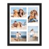 Vittanly Collage Picture Frame, Displays Different Pictures with Mat or without Mat, Picture Frames Collage Wall Decor for Horizontal or Vertical Display, 1 Pack
