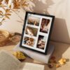 Vittanly Collage Picture Frame, Displays Different Pictures with Mat or without Mat, Picture Frames Collage Wall Decor for Horizontal or Vertical Display, 1 Pack