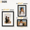 Vittanly 15 Pack Picture Frames Collage Wall Decor, Gallery Wall Frame Set for Wall or Tabletop Display, Multi Sizes with Three 8x10, Six 5x7, and Six 4x6 Photo Frames