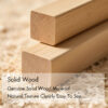 Vittanly Solid Wood Picture Frame Set of 4, Picture Frames for Wall or Tabletop Display