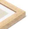 Vittanly Solid Wood Picture Frame with Double Mat, 1 Pack