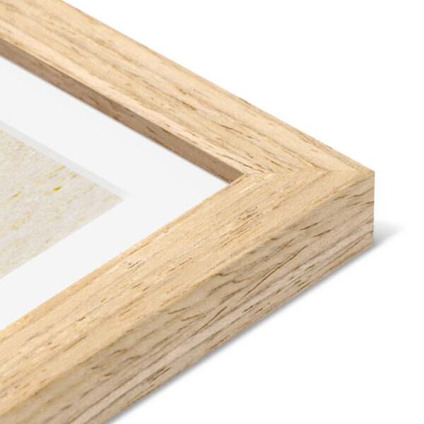 Vittanly Solid Wood Picture Frame with Double Mat, 1 Pack
