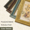 Vittanly Picture Frames Set of 4, Vintage Photo Frames