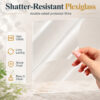 Vittanly Picture Frames, Covered by Plexiglass, 5 Pack