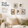 Vittanly Picture Frames, Covered by Plexiglass, 5 Pack