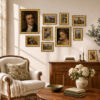 Vittanly Ornate Vintage Picture Frame for Wall or Tabletop, 1 Pack