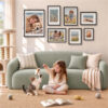 Picture Frame with Solid Wood & Real Glass