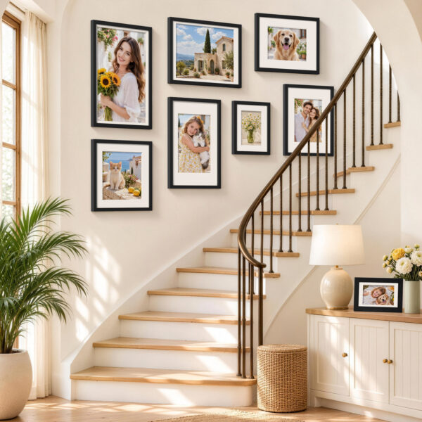Picture Frame with Solid Wood & Real Glass